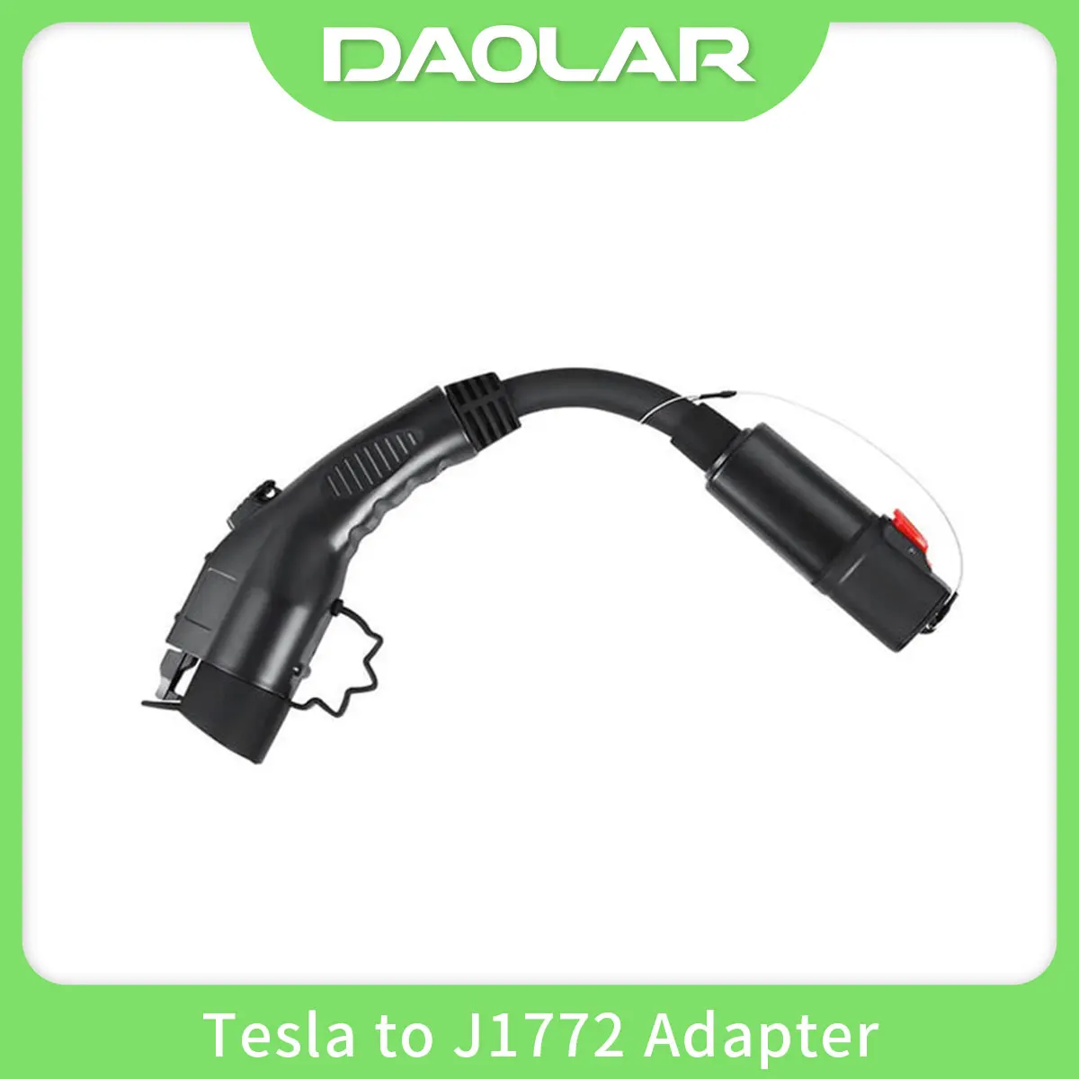 

Daolar Tesla to J1772 Adapter Max 60 Amp & 250V Compatible with Tesla High Powered Connector EV Charger