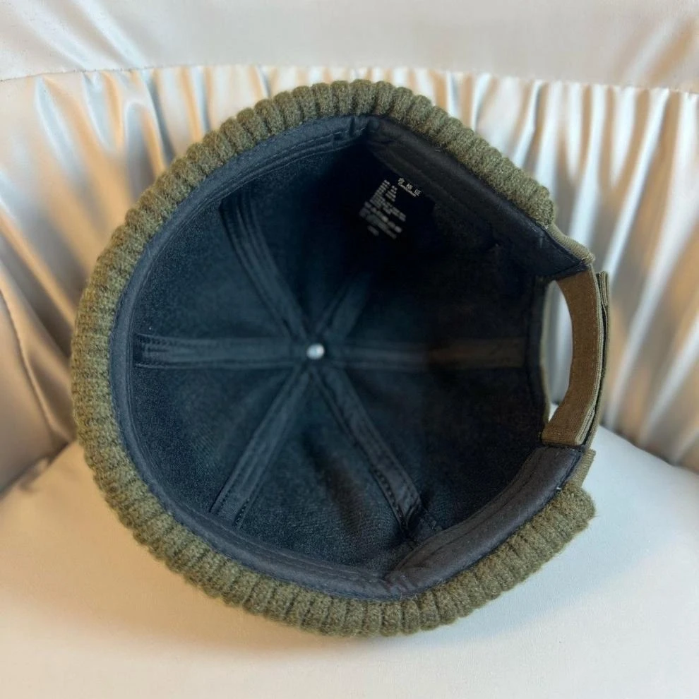 Herbst- und Wintermütze aus Melonenfell, modischer randloser Matrosenhut, lässiger modischer Straßenhut für Herren und Damen – Detail 17