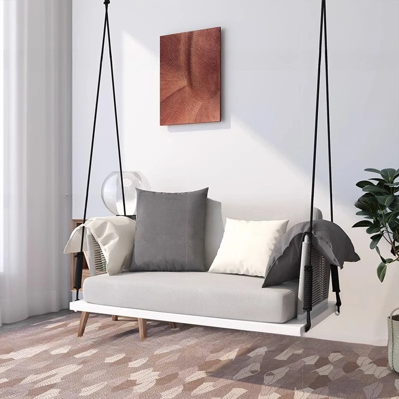 

Hanging chair swing indoor home balcony cradle chair Hanging basket outdoor courtyard Internet celebrity aluminum alloy chair