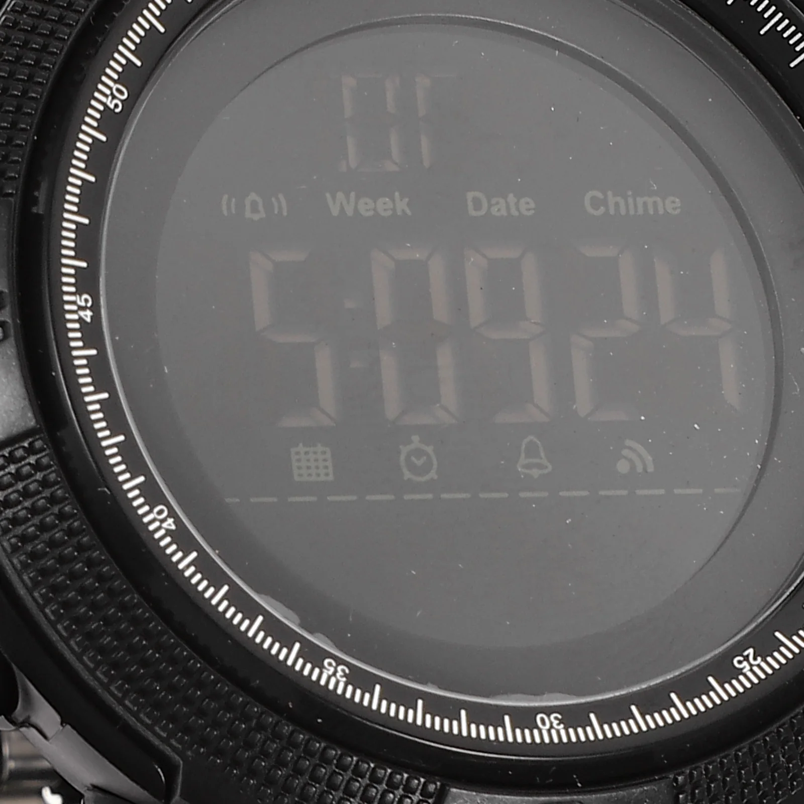 

Black Waterproof Mountain Climbing Watch Step Count Timing Calendar Alarm Outdoor Sports Wristwatch Outdoor Watch