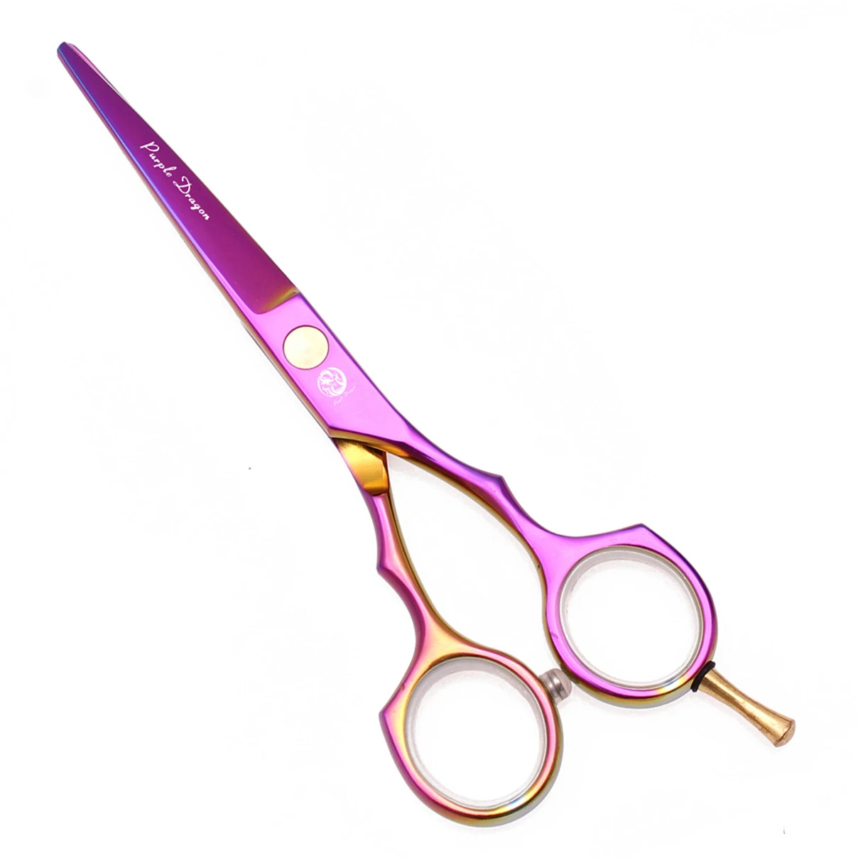 Purple Dragon Friseurschere 5,5 Zoll Japanische Edelstahl-Haarschere Lila Haarschneideschere Grüne Effilierschere Z1010 – Detail 5