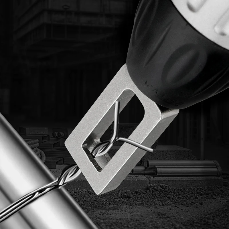 Quick hexagonal chuck threading tool, household knotting and tightening wire threading tool, easy and Efficient Knotting