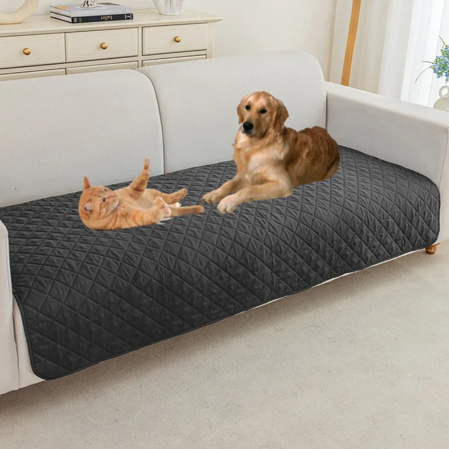 

1PC Plaid Non-Slip Sofa Seat Cover Universal Pets Kids Sofa Pad Anti-dirty Cats Dogs Couch Slipcover for Living Room Home Decor