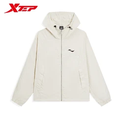 Xtep Windbreaker For Men And Women 2024 Autumn Mixed Color Coat Trendy Breathable Comfortable Tops 976327140628