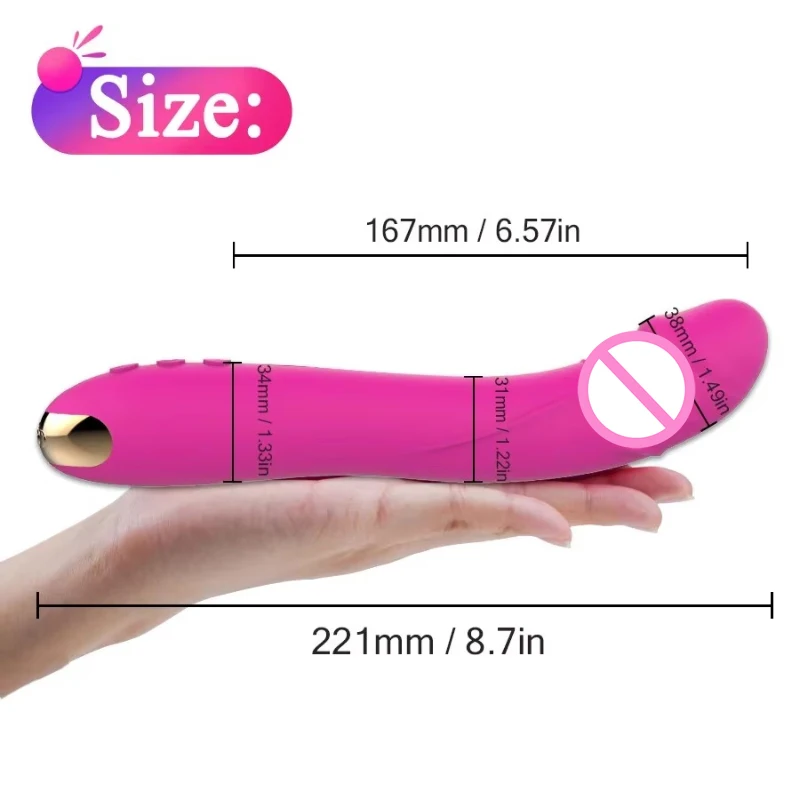 لينة سيليكون دسار هزاز للنساء 10 مُدلك بالاهتزاز G بقعة تحفيز الجنس لعب الإناث الاستمناء