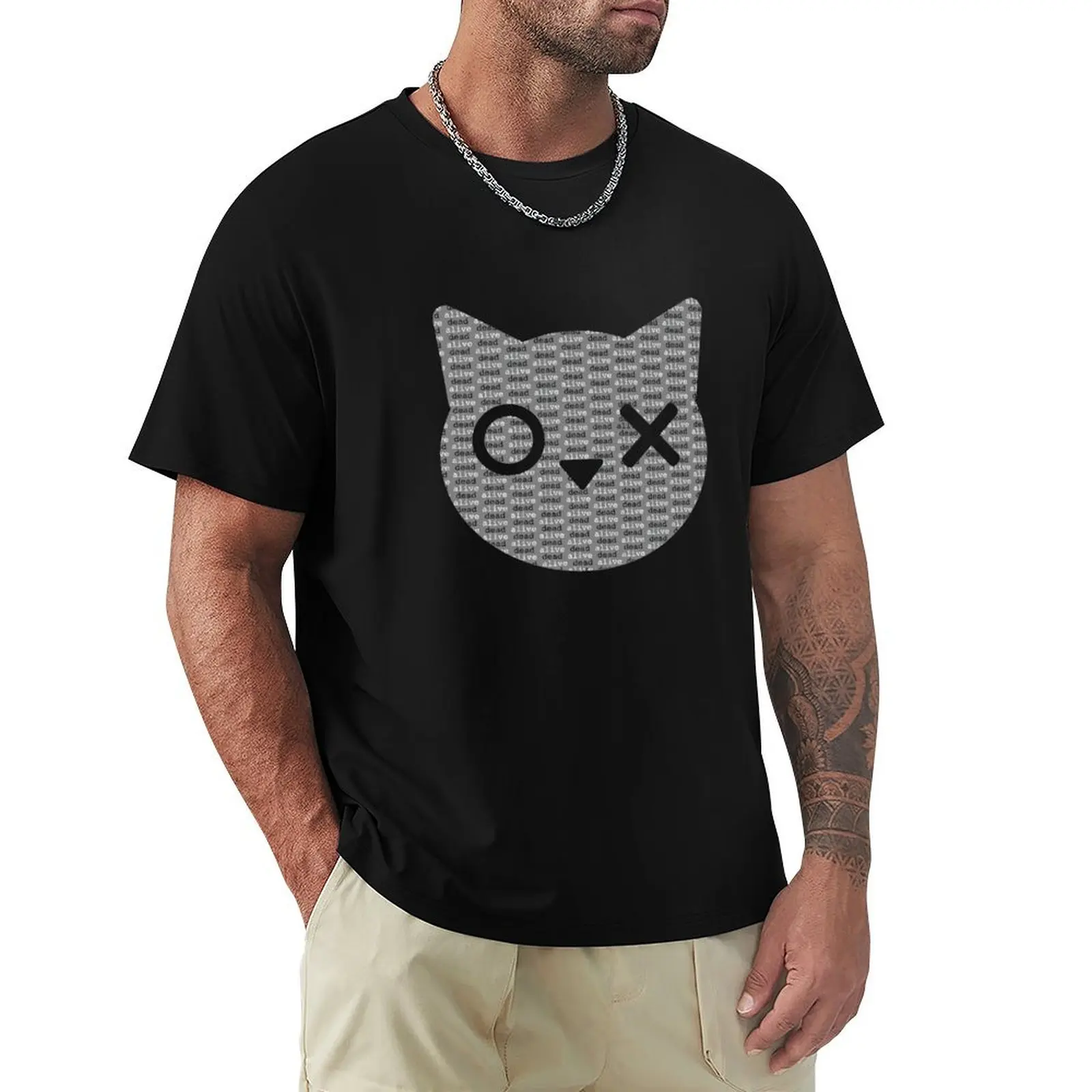 T-shirt Schrodinger's Cat Alive/Dead, grande taille, t-shirt de tous les jours