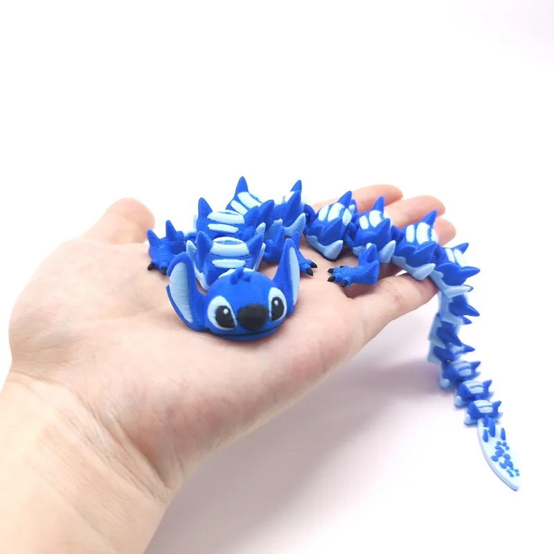 ثلاثية الأبعاد الطباعة غرزة التنين لعبة لطيف ليتل شيلونج سطح المكتب زخرفة الإبداعية هدية الشكل محاكاة لعب الأطفال الهدايا