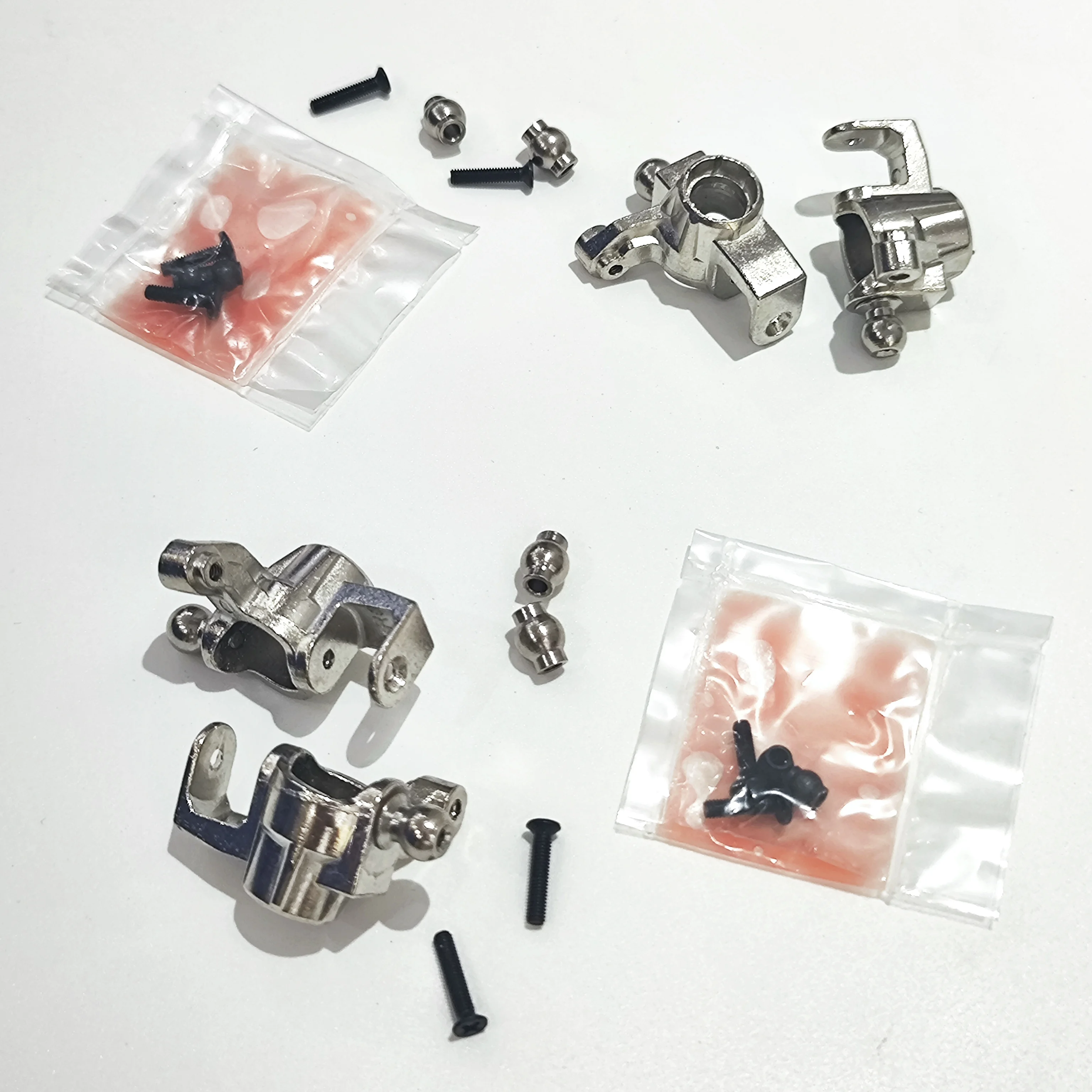 

1/2 Sets SUCHIYU 16101-6025 16102 16103 Remote Control Car 6320 Metal Steering Cup Front Wheel Seat Accessories