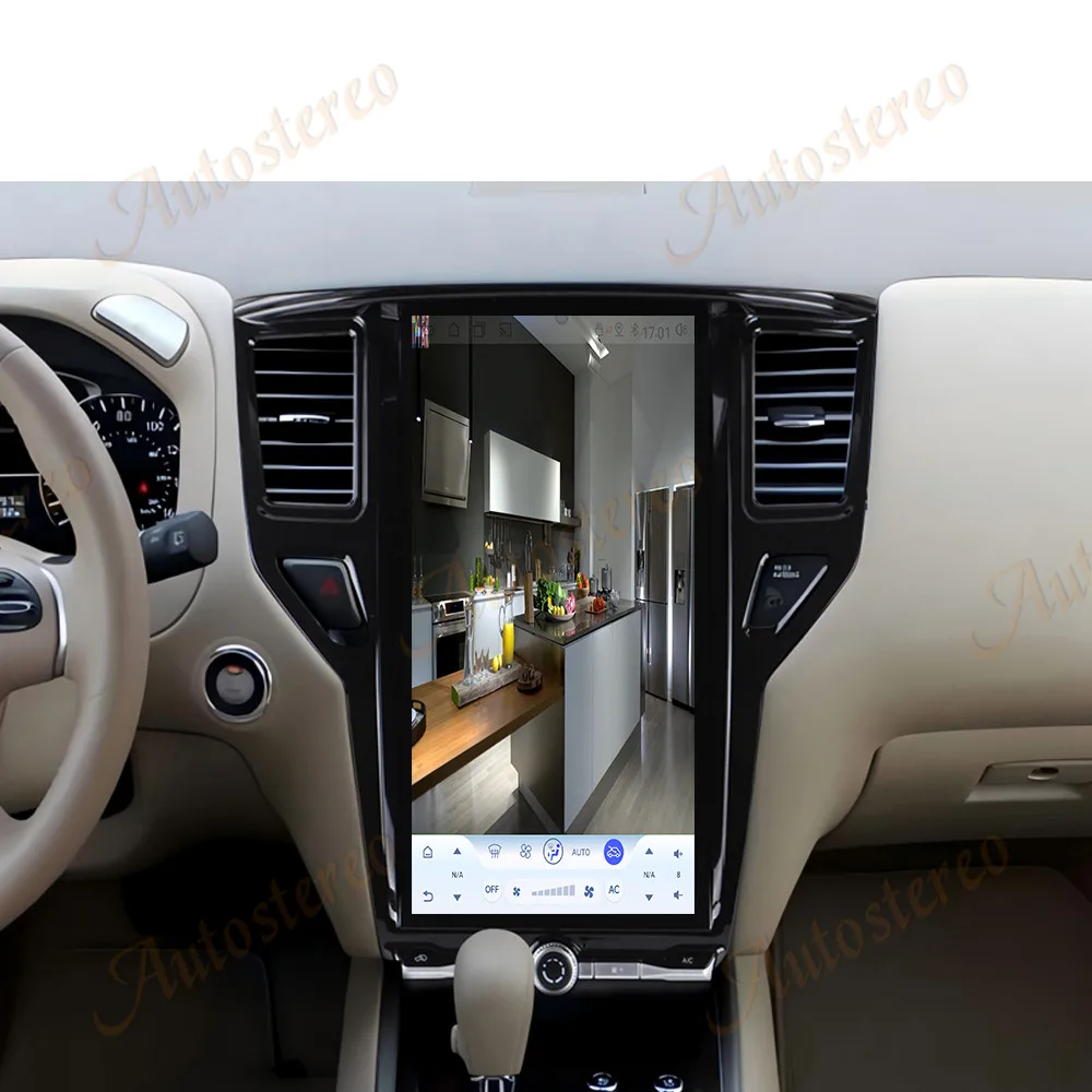 

14,8-дюймовый Android Carplay для Nissan Pathfinder 2016-2021, автомобильный мультимедийный плеер, GPS-навигация, автомобильный радиоприемник, головное устройство, авто