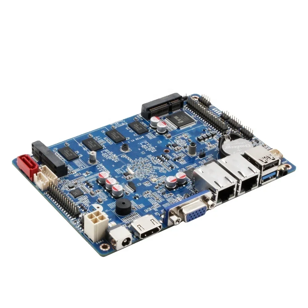 Maxtang Bay Trail X86 J1900 Embedded Industrial Single Board Computer BYT-35 With SATA mSATA VGA  2 LAN