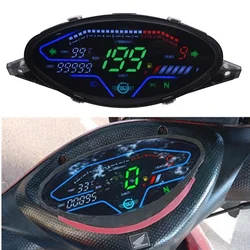 New LED Digital Motorcycle Speedometer RPM Dashboard For BIZ100 biz100 C100 Colombia,Brazil tablero velocimetro