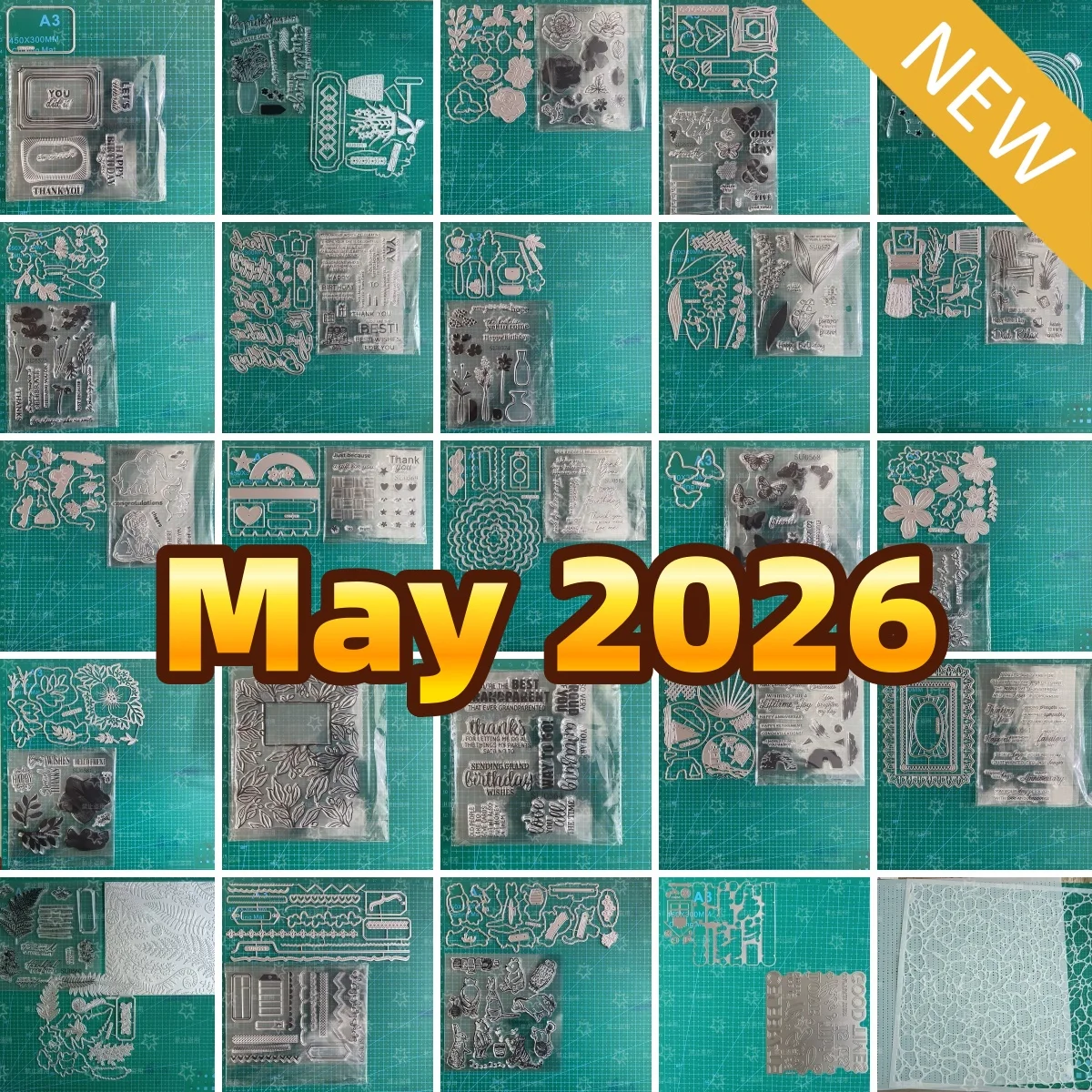 New Sunset Coast Valley Clear Stamps Metal Cutting Dies Stencil Hot Foil For DIY Scrapbook Diary Decoration Embossing May 2026