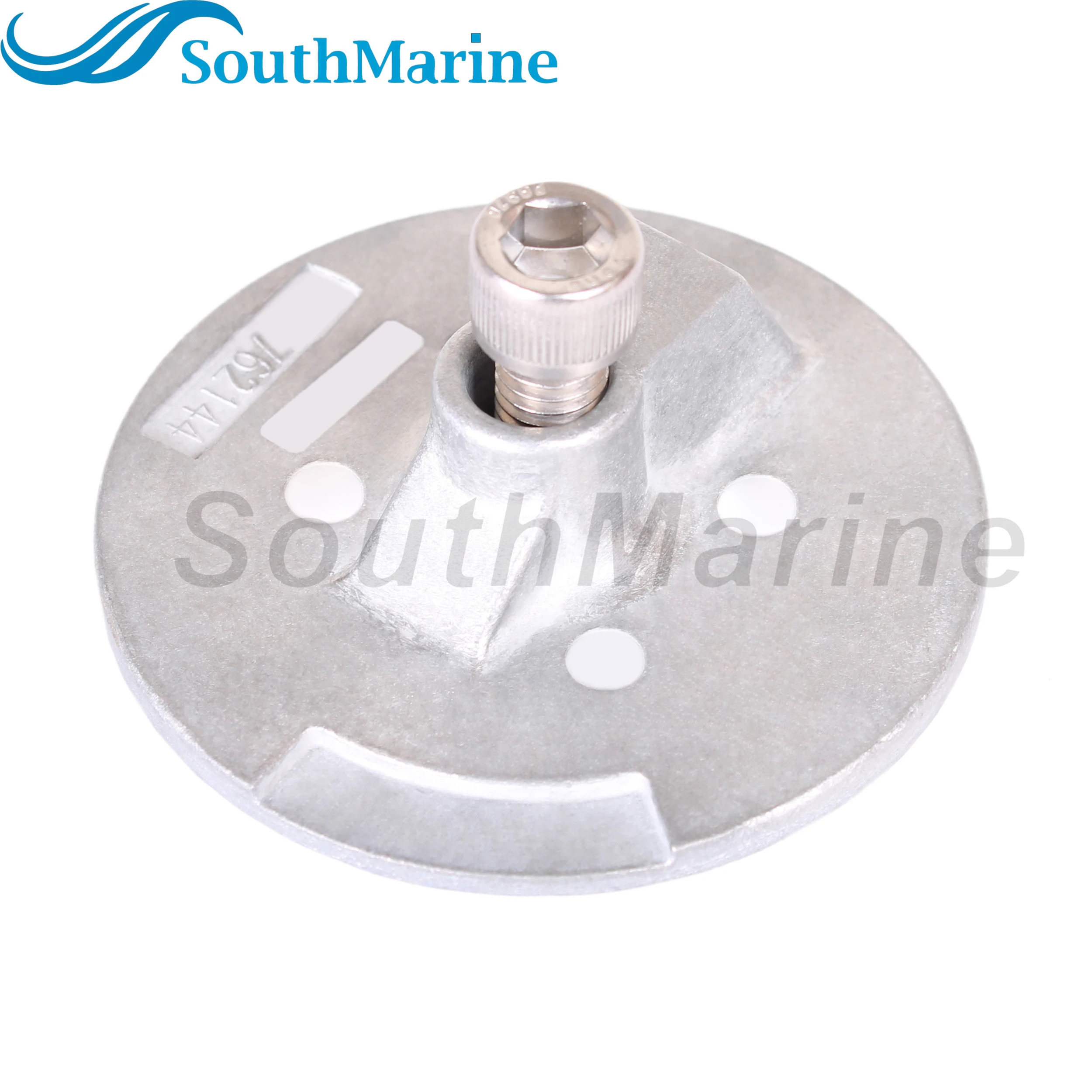 Ánodo de lengüeta plana para motor de barco, embellecedor para Mercury Mariner Mercruiser Quicksilver Bravo 2 3 III y Vazer Drives, 97-762144