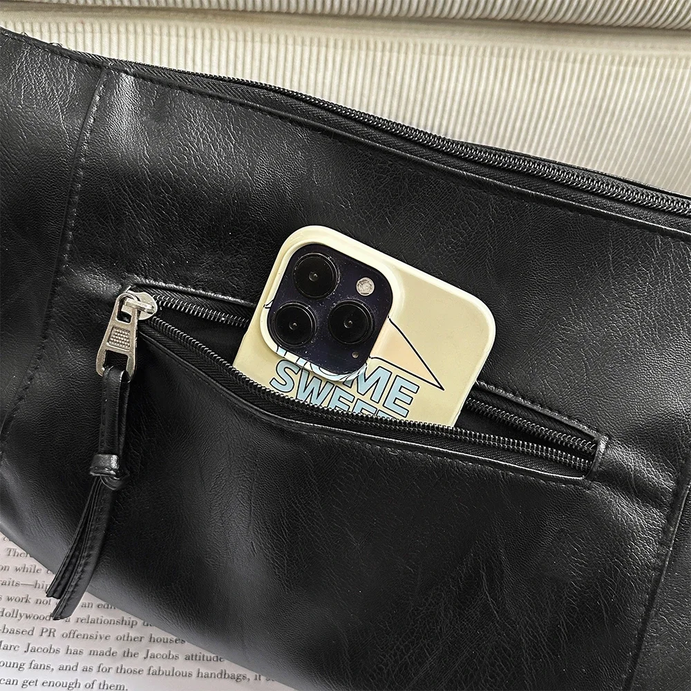 Herrenmode, lässige Umhängetasche, große Kapazität, leicht, schlichtes Design, Hüfttasche, Outdoor-Sport-Rucksack, vielseitig einsetzbar für den täglichen Gebrauch. – Detail 12
