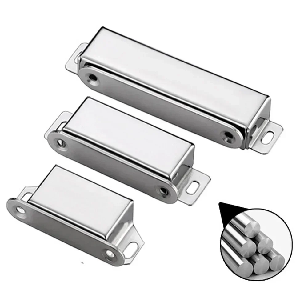 Magnetic Door Catch Strong Heavy Duty Cabinet Catches Cupboard Wardrobe Magnets Door Latch Catch Furniture Stopper Hardware