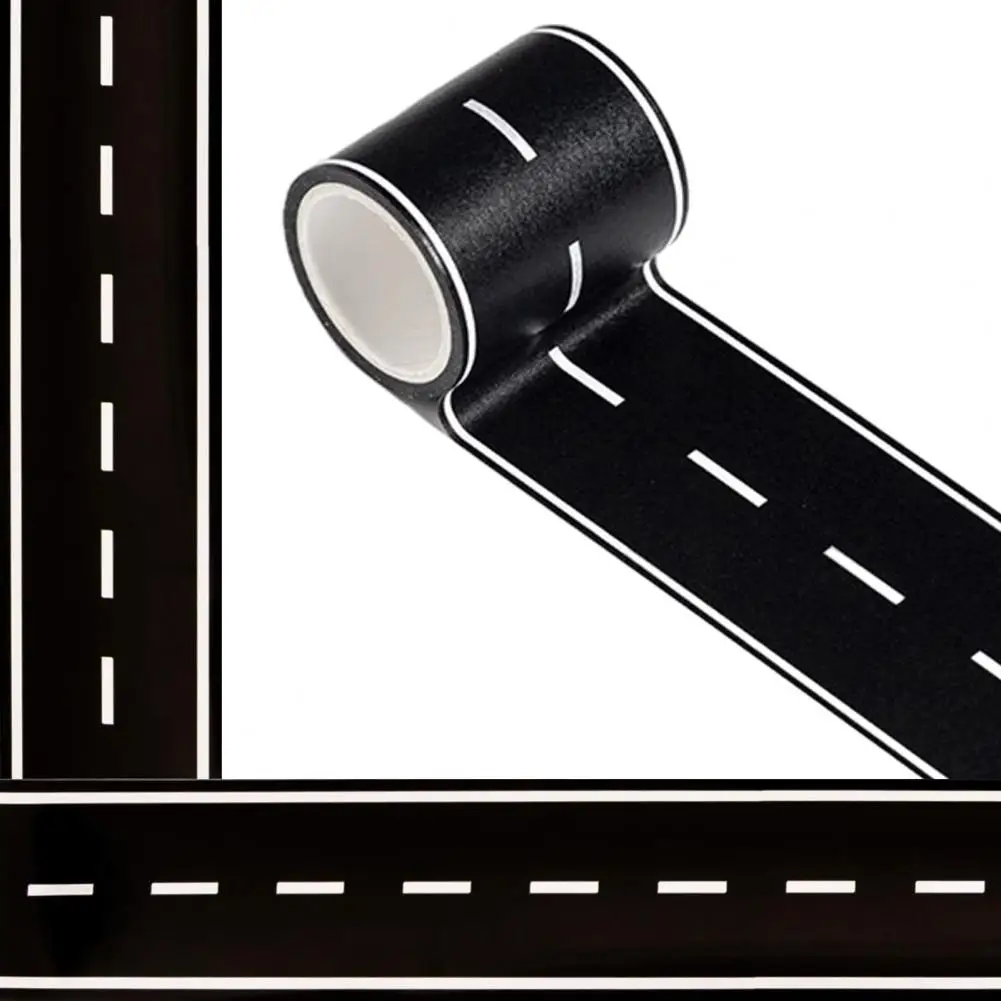 2 рулона, 19,4 фута, черная автомобильная дорожка, бордюр, гоночная дорожка, украшения для классной комнаты, самоклеящиеся принадлежности для учителей и класса