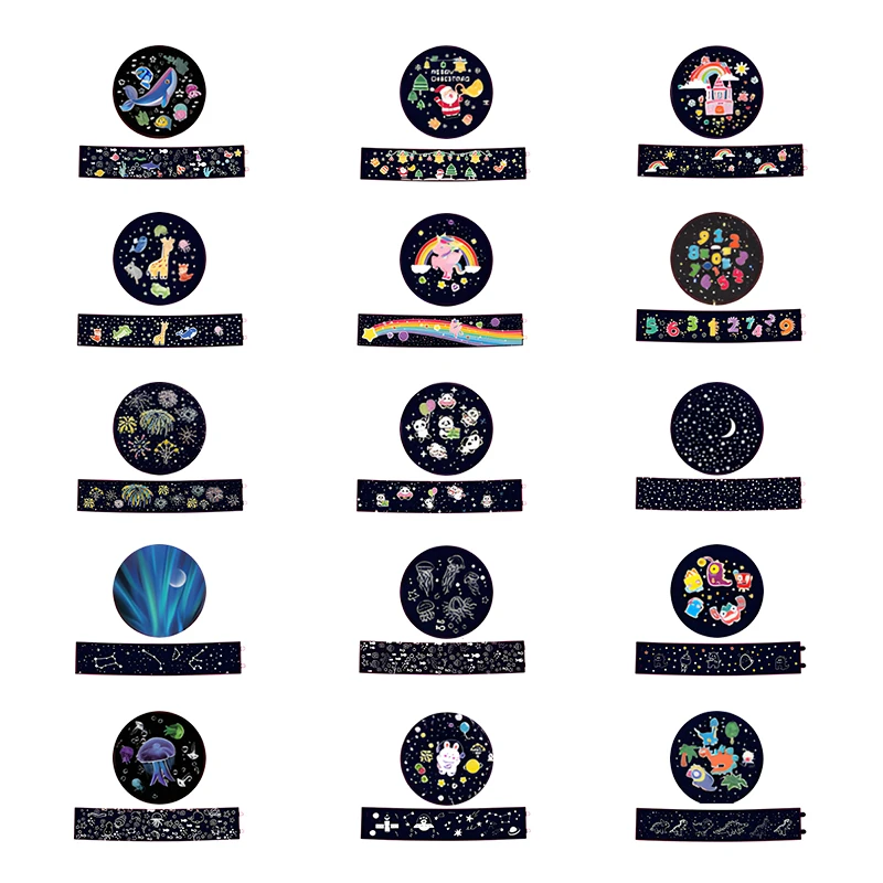 Ocean Night Light Projector Kids Projector for Bedroom,Stars Projector for Ceiling 360 Degree Rotation Kid Night Light for Decor