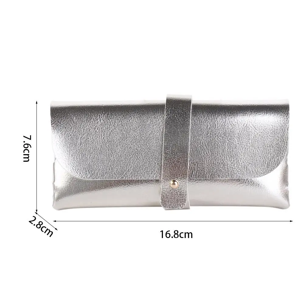 Portable Fashion Glasses Accessories Unisex Eyewear Case Glasses Storage Sunglasses Bag Glasses Box PU Leather