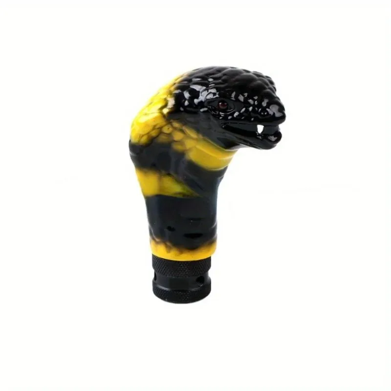 Cobra Gear Lever Creative Resin Snake Shaped Wave Stick Head Personalized Gear Lever Head
