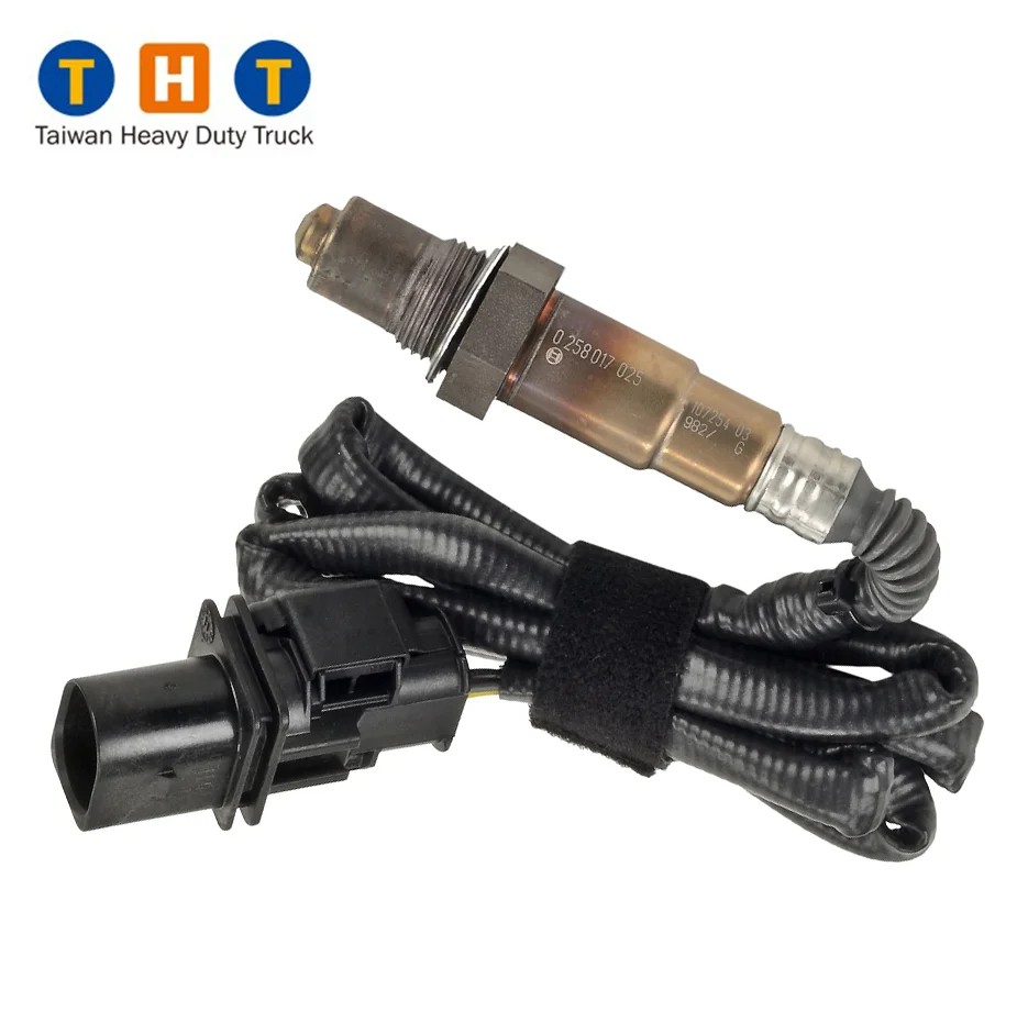 Oxygen Sensor 975mm 0258017025 Truck Parts For YUCHAI For Sinotruk Sitrak For HOWO Diesel Engine