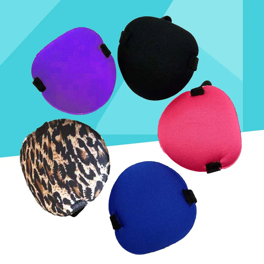 

5Pcs Premium Breathable Adjustable Stretchy Eye Patch for Kids Amblyopia Lazy Eye Treatment Pediatric Vision Training 3D