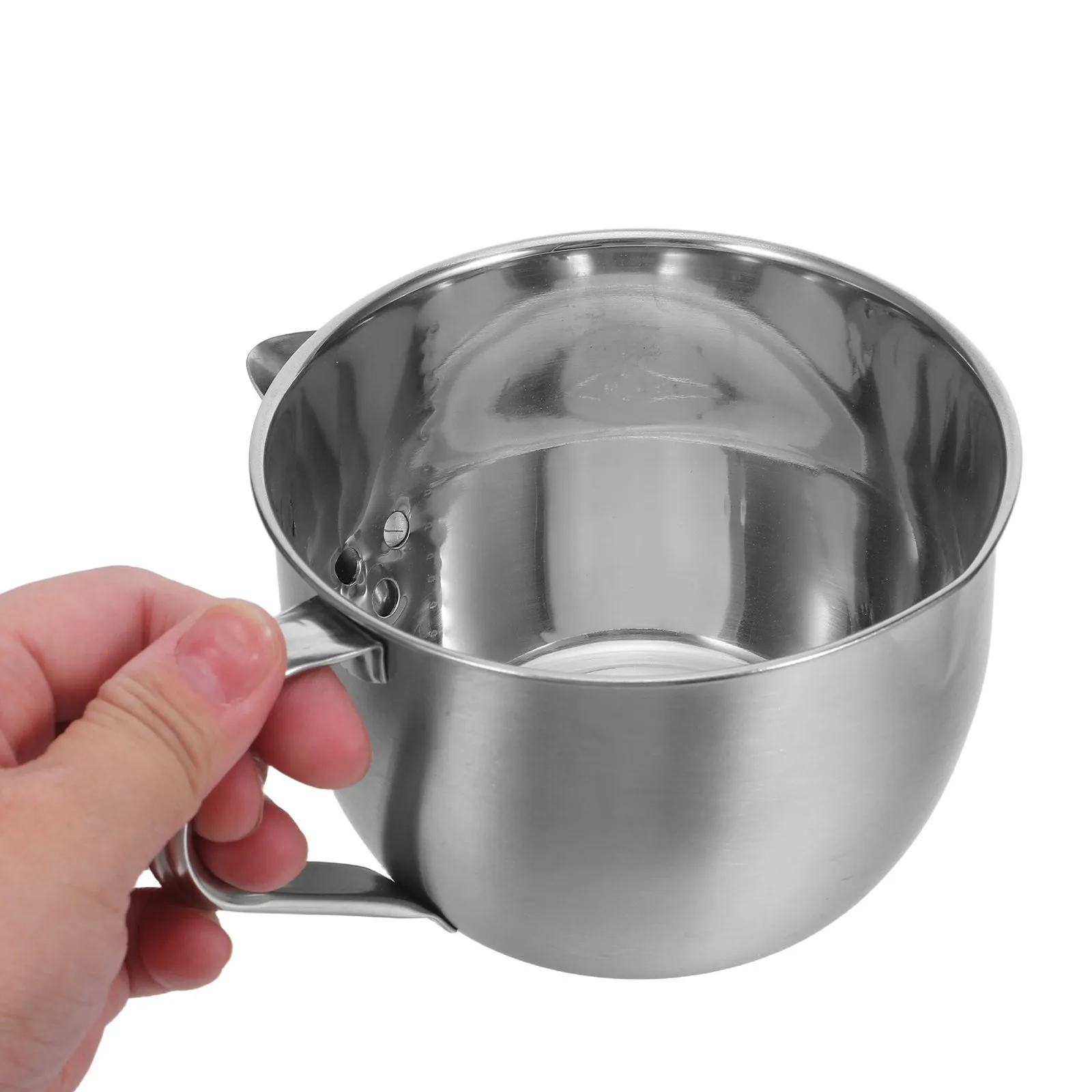 Fat Separator Bowl Stainless Steel 500Ml Cooking Grease Separator Soup Broth Oil Strainer Pot Cooking Grease Container