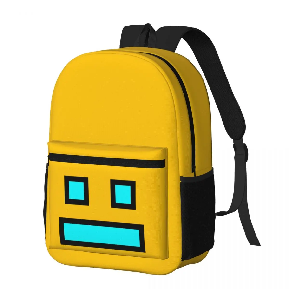 atinfor Geometry Dash Printing Women Backpack Female Laptop Student Bookbag School Bag for Teenage Girl Funny