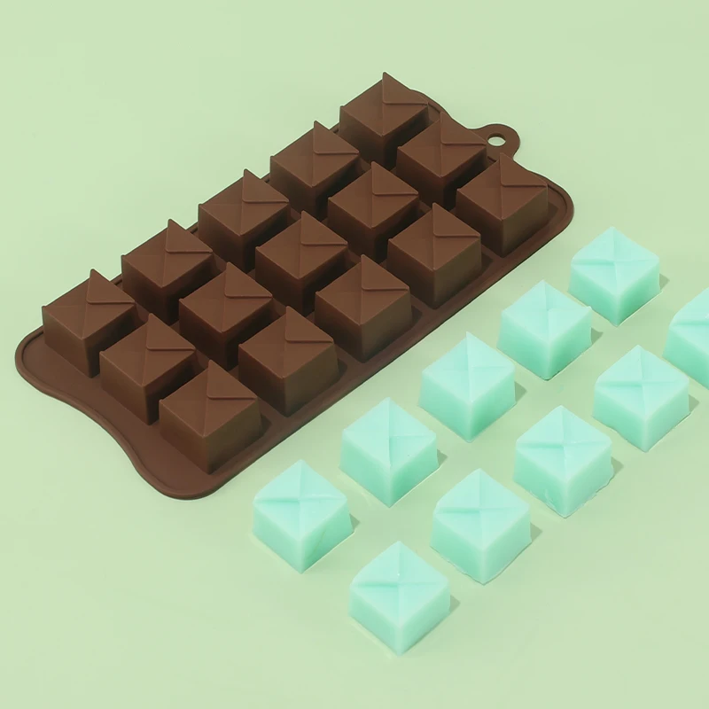 15 تجويف قوالب السيليكون هلام الحلوى الشوكولاته الكمأة قوالب آيس كيوب صينية شبكة قالب فندان أدوات تزيين الكعكة #1