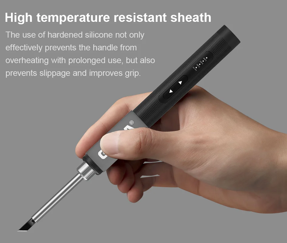 GVDA Electric Soldering Iron Welding Tool Ceramic Heater Welding Solder Rework Station Repair Heat Pencil Portable Soldering Pen