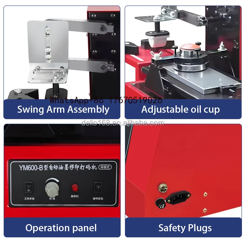 Low Price Desktop Single Color Pad Printer Tampography Printing Machine Digital Pad Printing Machine for Sale Large Mousepads