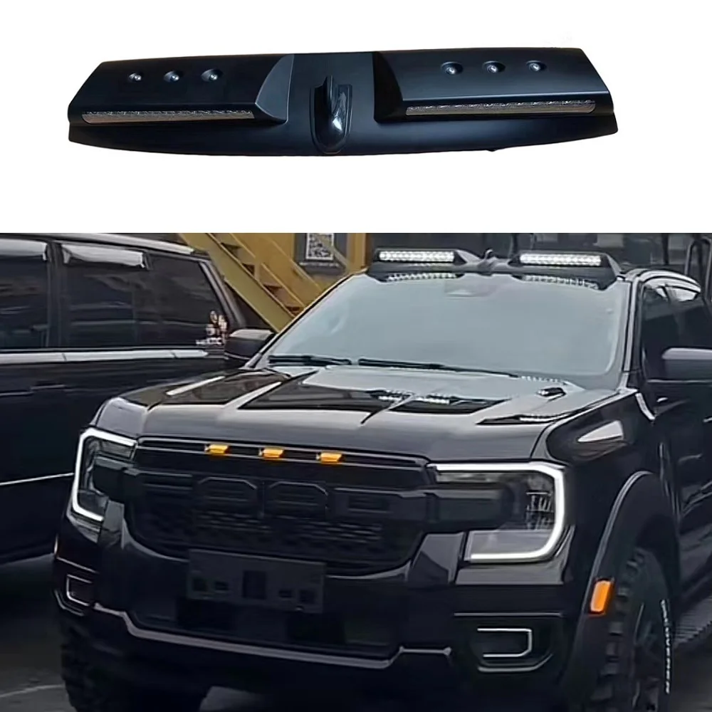 Akcesoria samochodowe Światła dachowe do Ford Ranger T9 Wildtrack Xl Xlt Limited 2022 2023 2024 2025 Osłona dachowa z listwą świetlną LED