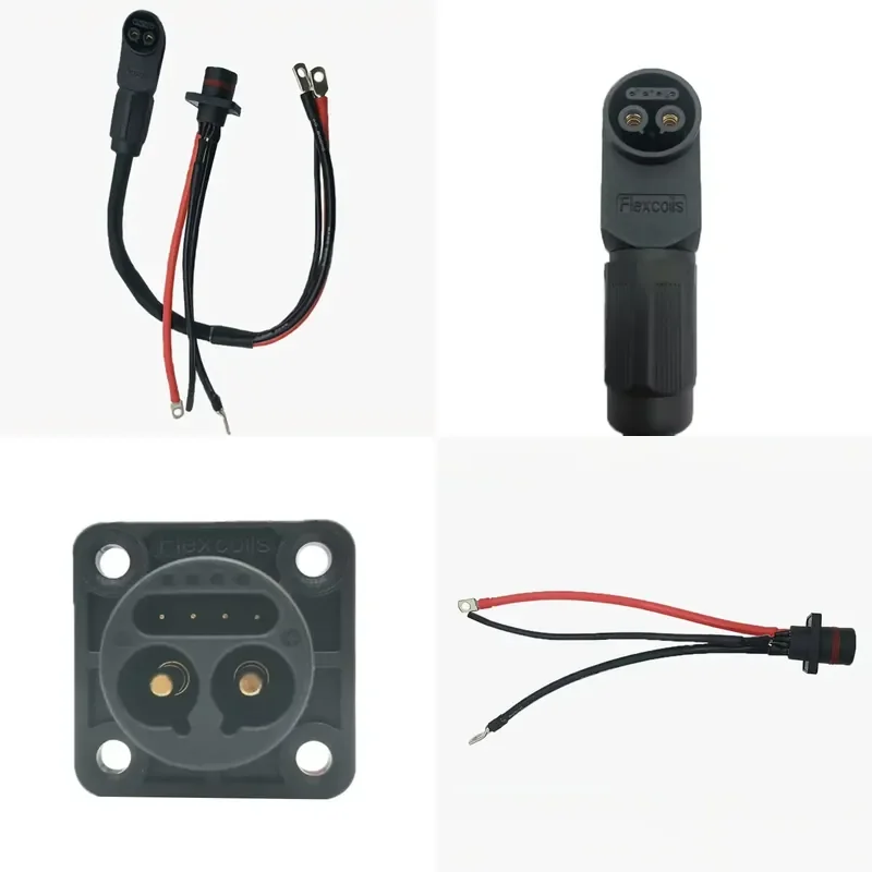 Two cores 2 + 4 60A multi-core quick connection power connector wiring harness automotive power connector YS 6