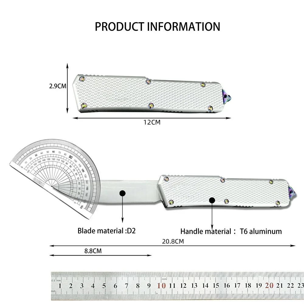 CobraTec Folding Knife Pocket Knife Tactical Military D2 Blade T6 Aluminum Handles Outdoor Camping Hunting Knives Edc Multitool