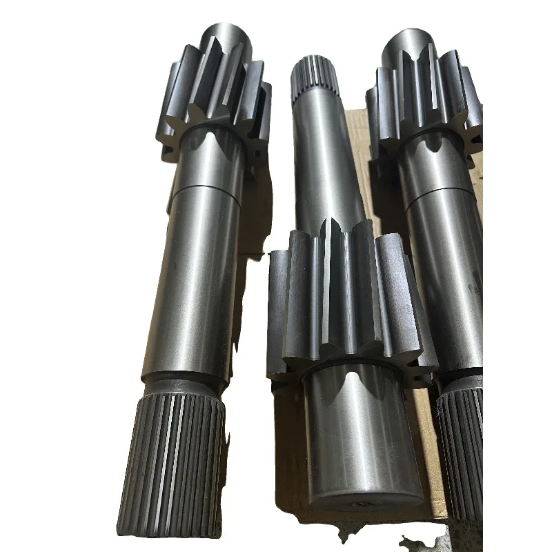 Heat Treated High-grade Alloy Steel Spline Shaft, Custom Mining Drive Shaft, Heavy Load Resistant High Precision Industrial Tran