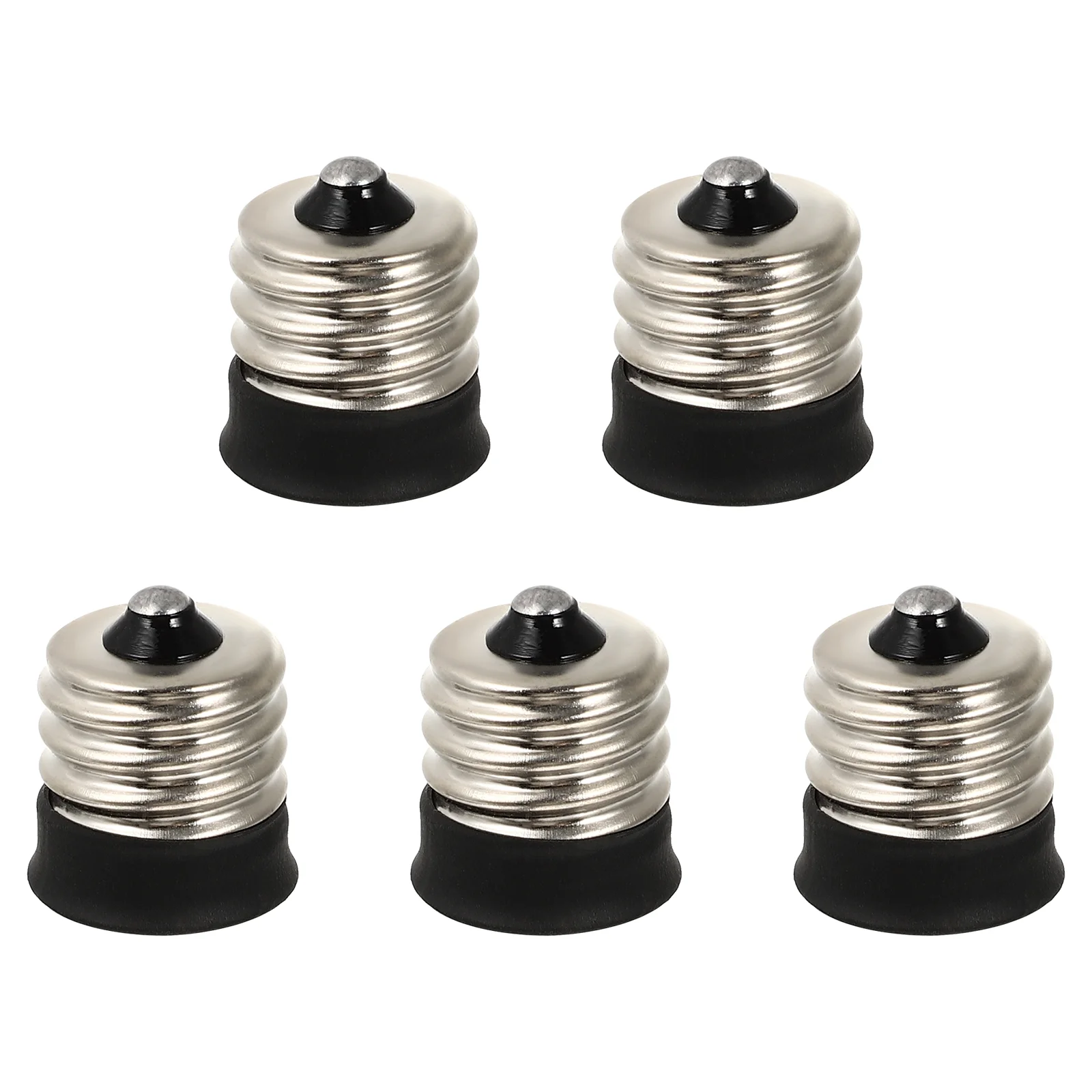 

5 Pcs Candlestick E17 Conversion Lamp Holder Light Bulbs Plug Converter Copper to E14 Adapter