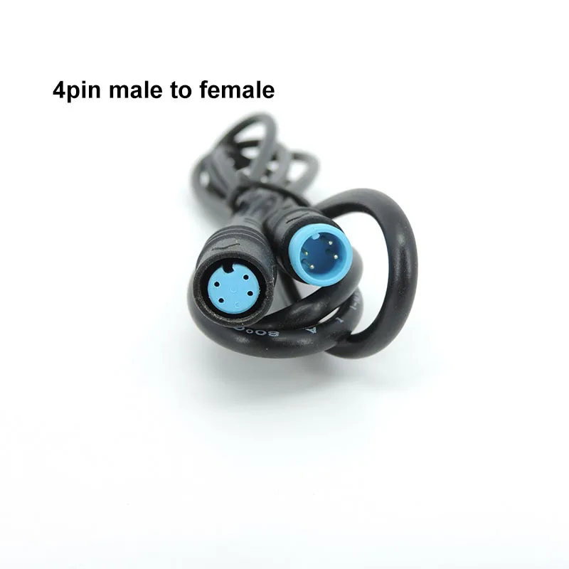 M8 2 3 4 5 6 8 Pin 1M E-Bike Geschwindigkeitssensor Stecker auf Buchse M/F Verlängerungskabel Elektrofahrrad Wasserdichter E-Bike-Draht