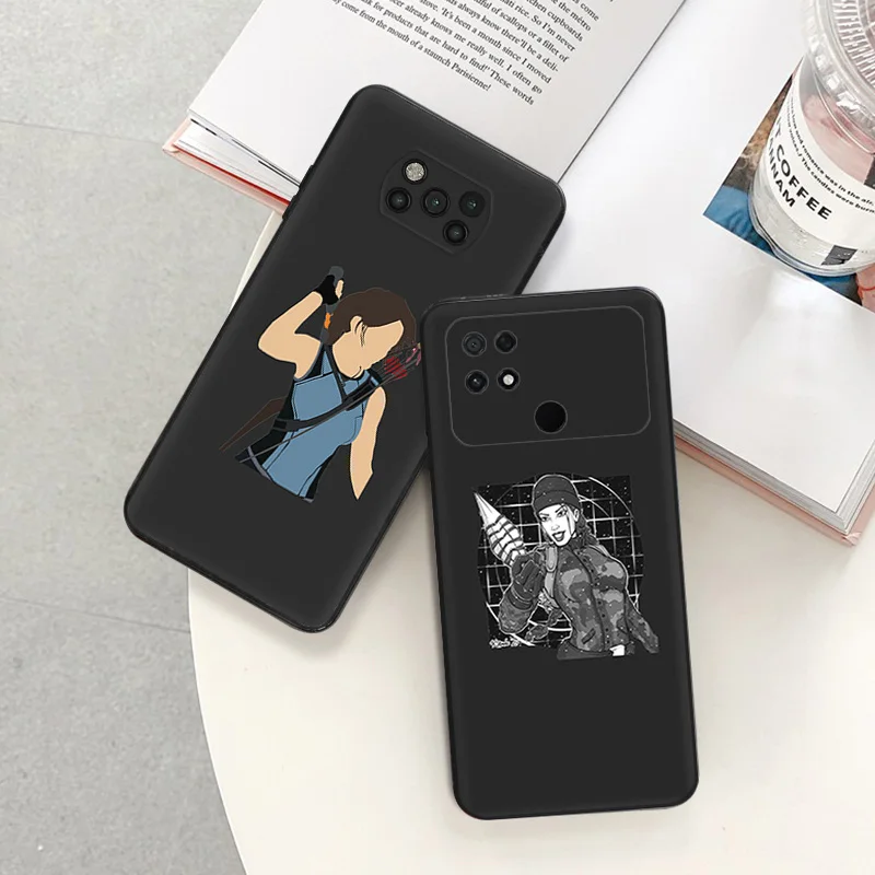 Soft Silicone Tomb Raider Phone Case For Xiaomi Poco C61 X5 X4 X3 C50 C51 C40 M5 M4 M3 F5 F4 F3 F1 Matte Printing Protect Cover