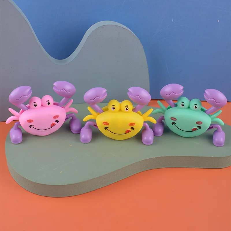 

1Pcs Interesting Fun Wind-up Small Crab Baby Toys Cartoon Animals Small Toys Cute Toys That Move Kids Birthday Festivals Gifts