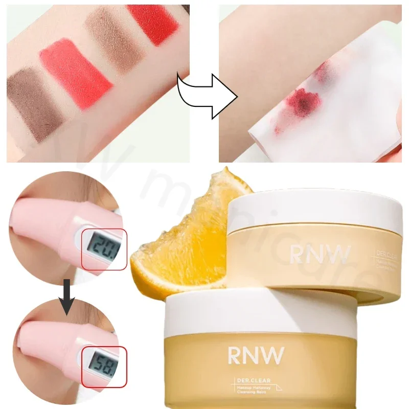 RNW Makeup Remover Cream  Orange Fat Clean Remover Oil Beauty Health Cosmetics Skin Care Eye Lip Face Mild Water Emulsion Gel