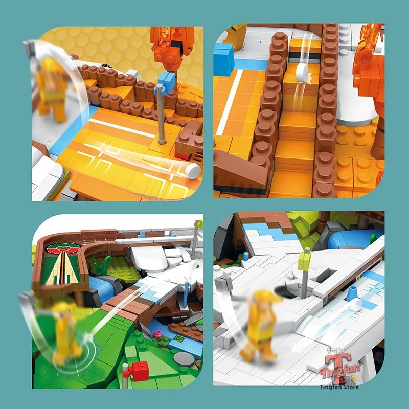 3022PCS MOC Golf Resort Kurs Modulare Bausteine Modell Pädagogisches Puzzle Ziegel Spielzeug Weihnachten Geschenke Für Kinder Jungen 86017