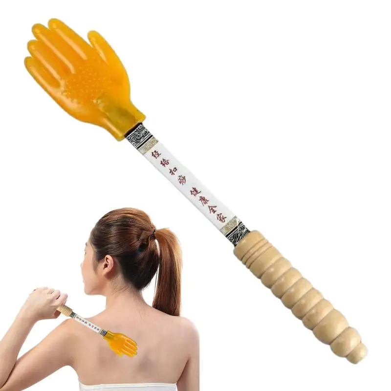 Five Finger Hand Massager With Non-slip Handle Five-Finger Meridian Massager Care Tool Five-Finger Meridian Patting For Shoulder