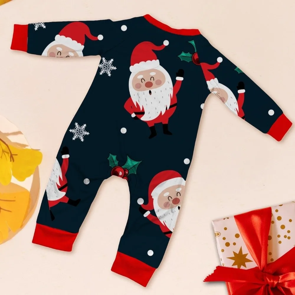 Tenues assorties pour la famille de noël, ensemble pyjama de noël doux et ample, haut + pantalon imprimé, vêtements de détente pour enfants et adultes, papa maman