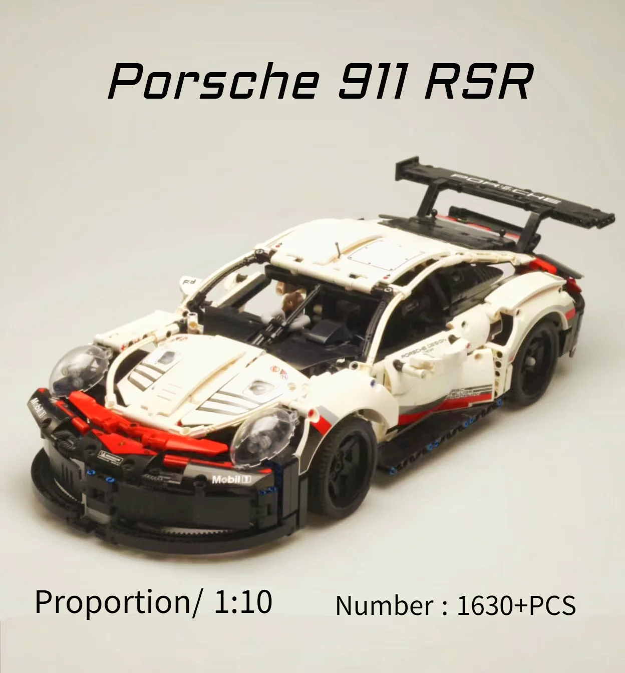 1630 PCS Porsche 911 RSR Car Compatible 42096 Bricks  DIY Toys Christmas Gifts Birthday Gifts dominoes Blocks Construction Toys