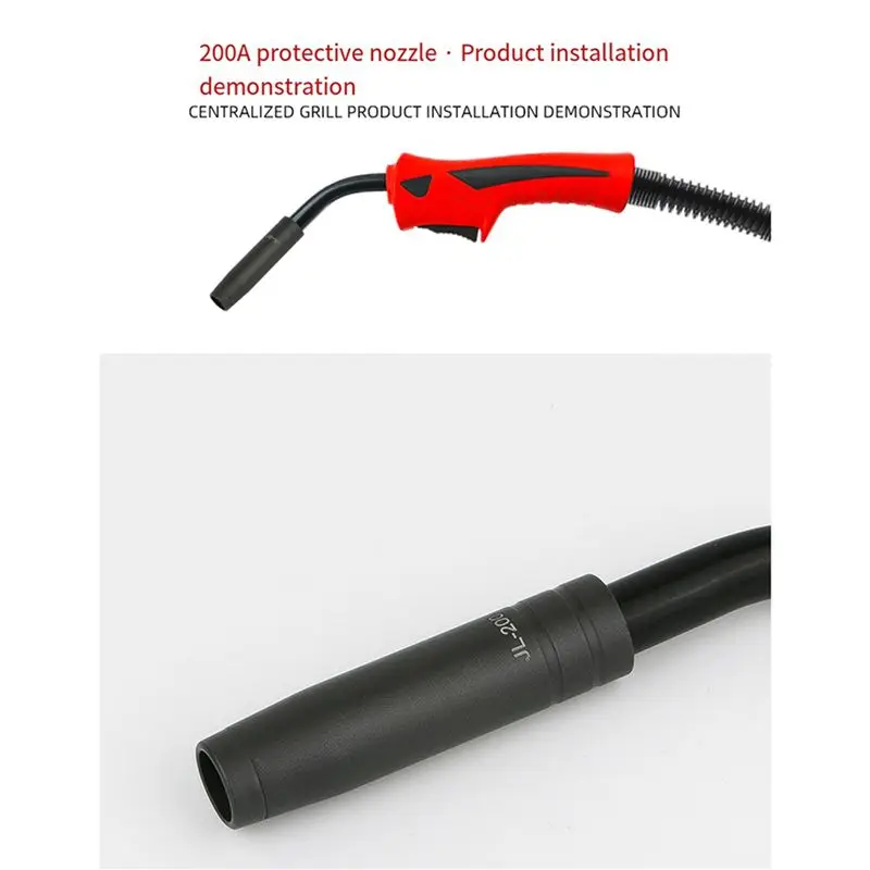 A69E5X Shielded Welding Protective Mouth Front Welding Machine Accessories Torch Welding MIG Welder Welding Torch Parts A