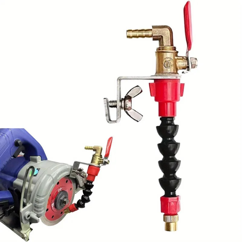 

Dust Remover Water Sprayer System Nozzle Coolant Misting Dust-proof for Marble Brick Tile Cutting Machine Angle Grinder Cutter