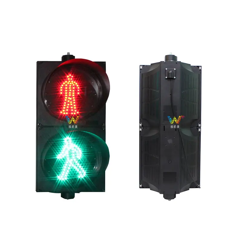 

green & red 300mm pedestrian led traffic signal light green Man walking or static display