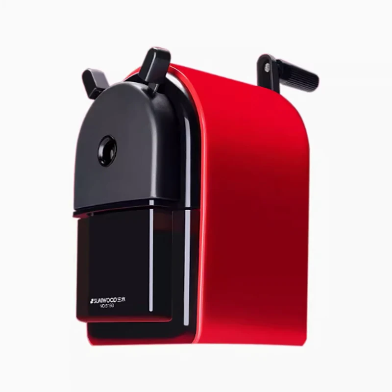 Hand Crank Pencil Sharpener Adjustable Manual Pencil Lead Cutter Large Capacity Student Roll Pencil Sharpener Simple Operation