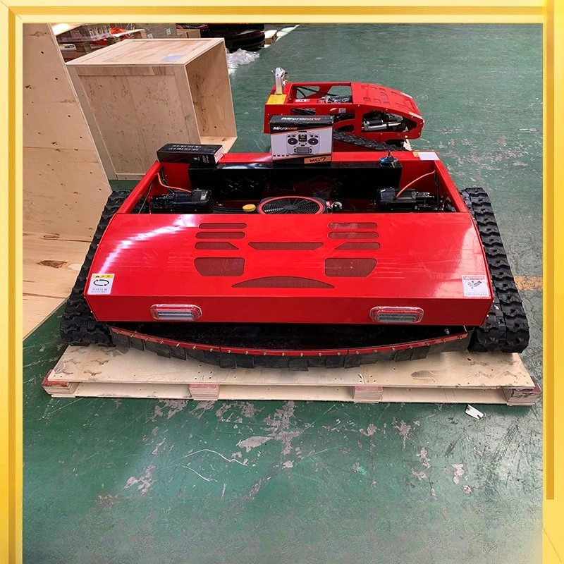 

Remote control crawler mower directly from the manufacturer lawn mowing weed handler