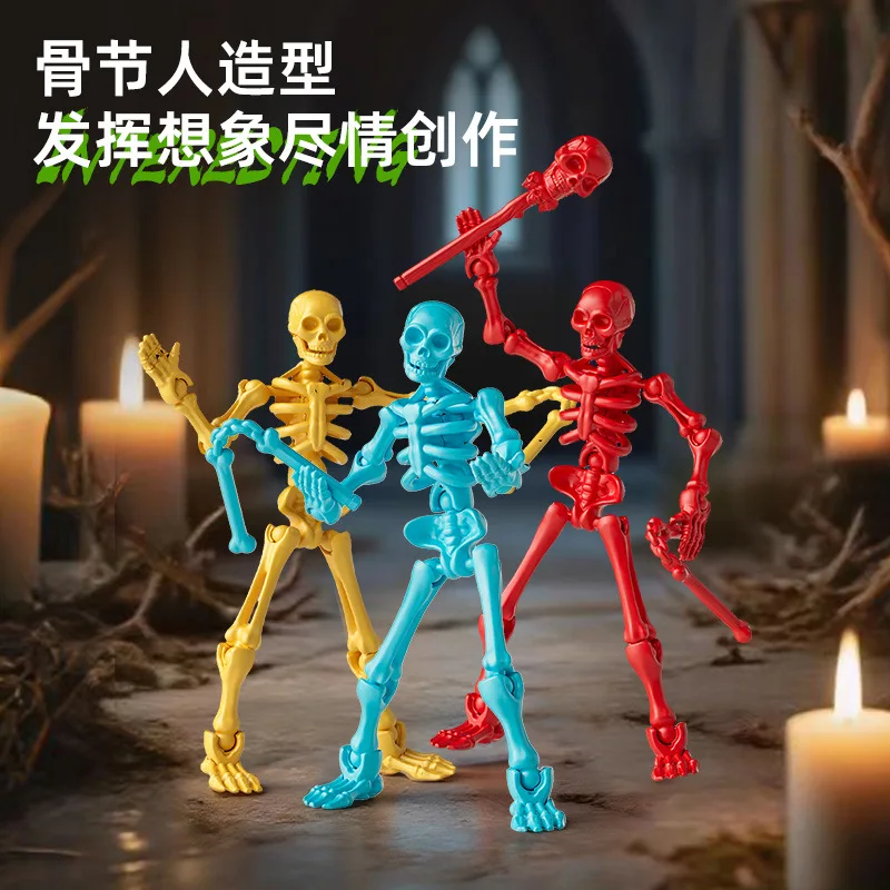 

Multi Jointed Movable Skeleton Toy Multi Form Action Figures Decoration DIY Mannequin Mecha Assemble Model Kids Toys Gifts