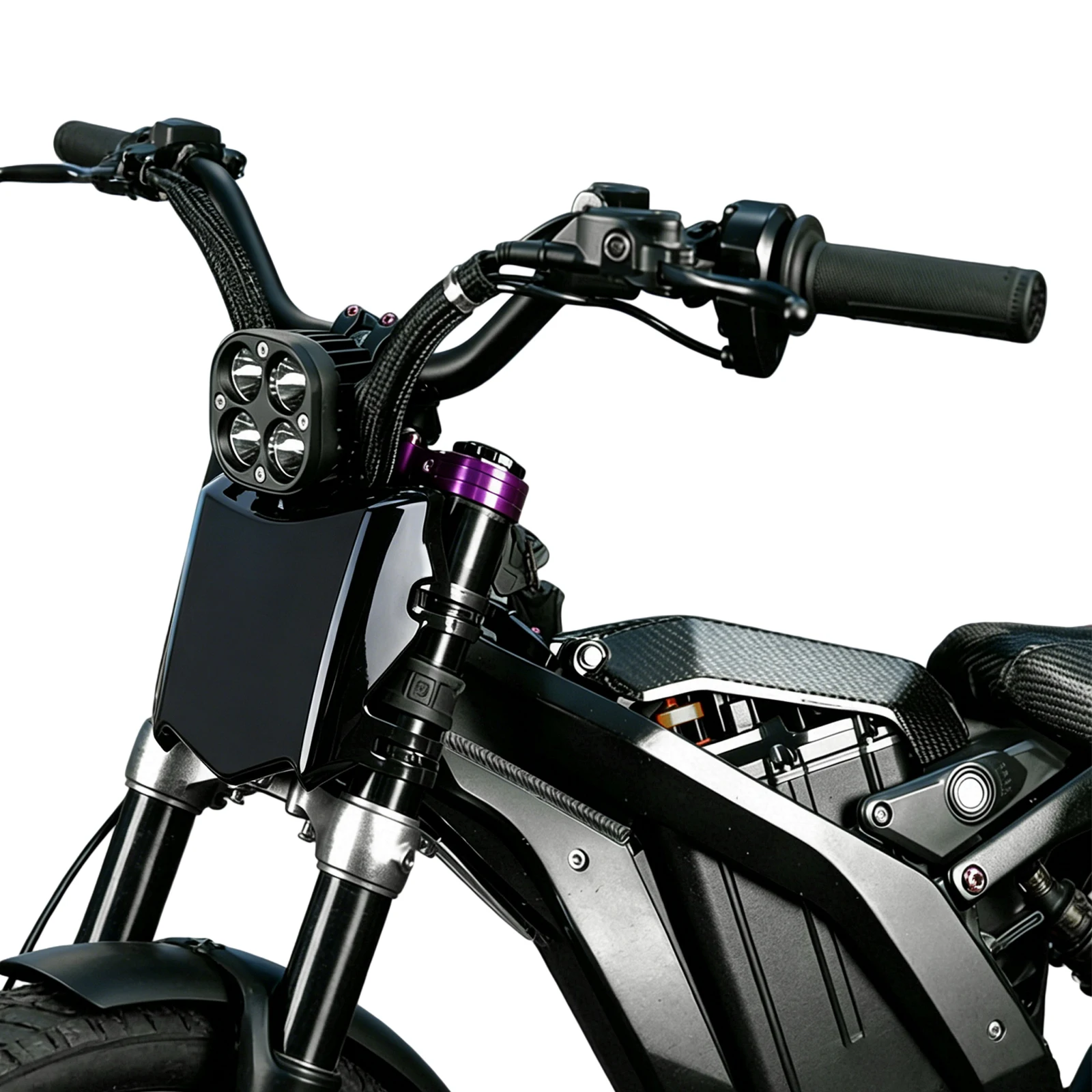 Universal Plate Replacement for Ebike Talaria Sting MX3-5 Electric Dirt Bike Plate Replacement with Cable Ties Lightweight
